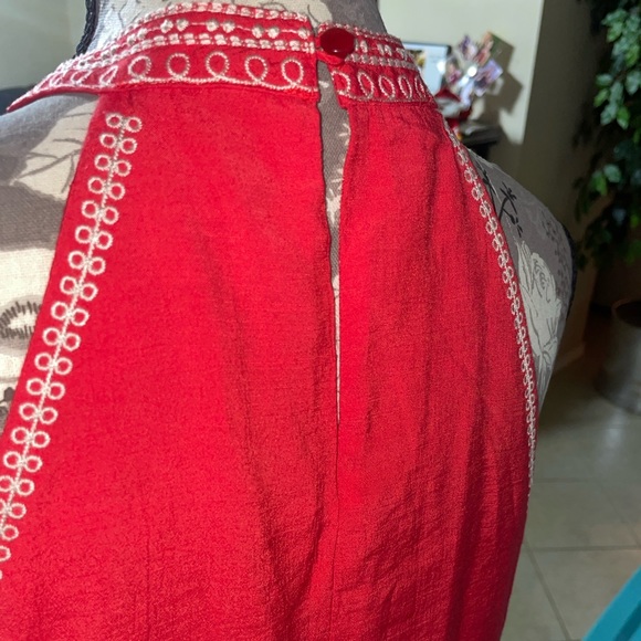 THML Embroidered Sleeveless dress Sz. M - Picture 5 of 8